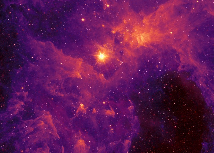 Saanika S.V. | Saanika's Carina Nebula Spitzer