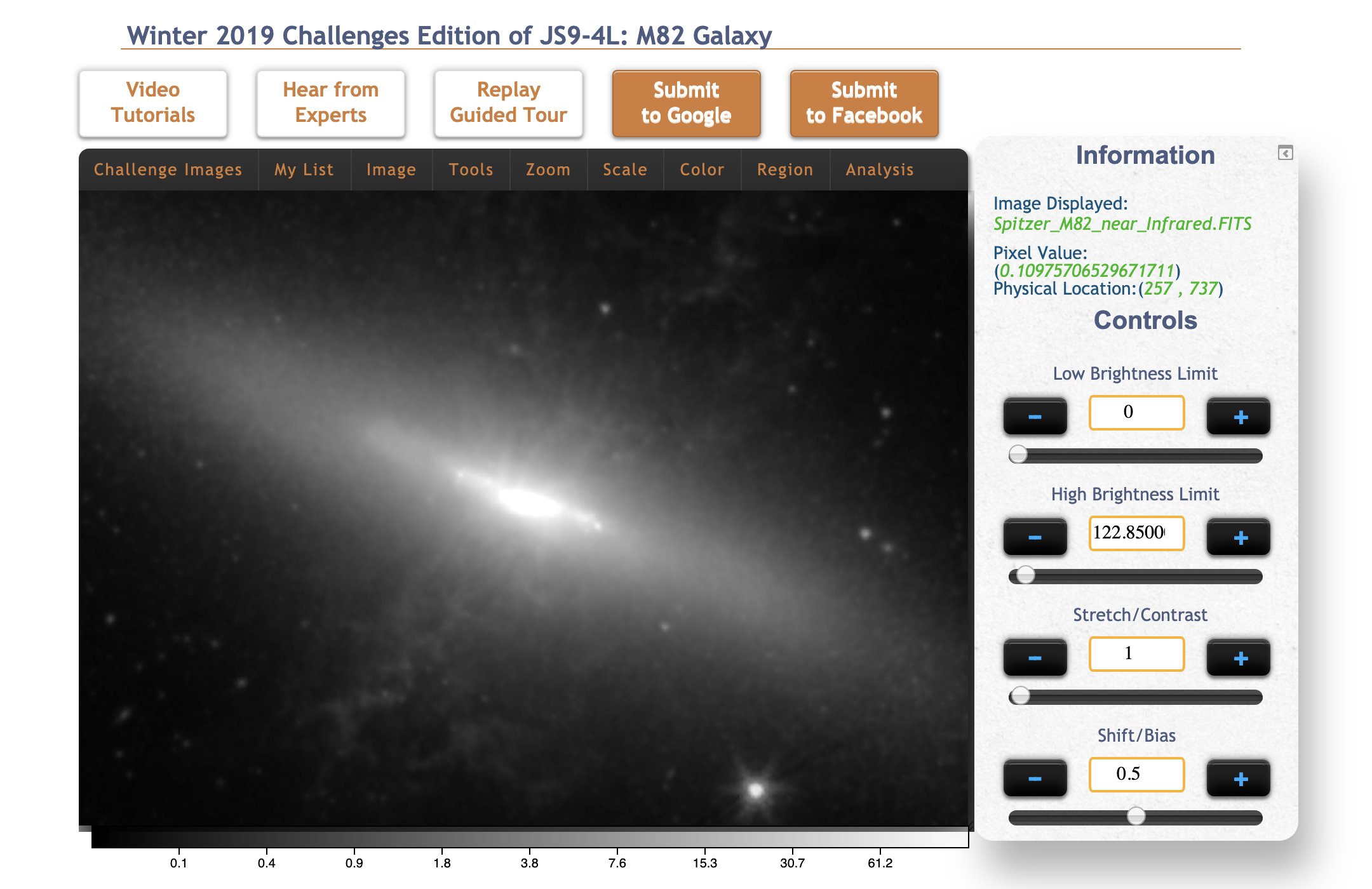 Process real NASA data in JS9-4L