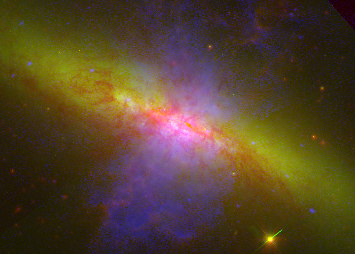 Kushaal K. P. | Multiwavelength Image of Messier 82
